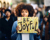 Be Joyful - Wall Décor for Nursery, Home, Classroom, Baby Kids Teachers Great Gift