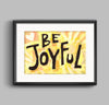 Be Joyful - Wall Décor for Nursery, Home, Classroom, Baby Kids Teachers Great Gift FAIRE