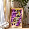 motivational quote poster home decor room decor bathroom decor wall decor bedroom decor wall art living room decor kitchen decor office decor posters bulletin board wall decor living room office wall art preppy room decor boho wall decor
