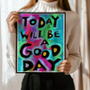 Motivational poster, inspirational art print, wall art daily affirmation, positive quotes home decor, empowerment, wall hanging, unframed, painting, teacher, councilor, classroom maximalist, mindfulness, mindset, inspiring, encouraging gift women 