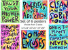 recovery, 12 step AA NA AlAnon, sobriety, sober gift, sobriety token milestone, wall art posters, mental health encouragement, rehab addiction treatment, sober living support, anniversaries, sponsor, councilor office art, meetings, clubhouse