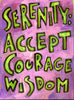 Serenity Accept courage Wisdom - Serenity Prayer Poster …